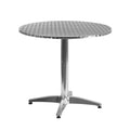 31.5-inch Round Aluminum Indoor Outdoor Table with Base R47856