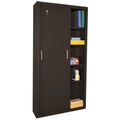 Sliding Door Storage Cabinet Black M569