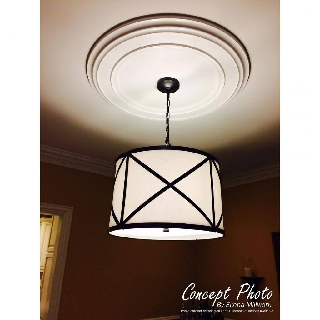 Hand-Painted Cloud Burst Ceiling Medallion O22669