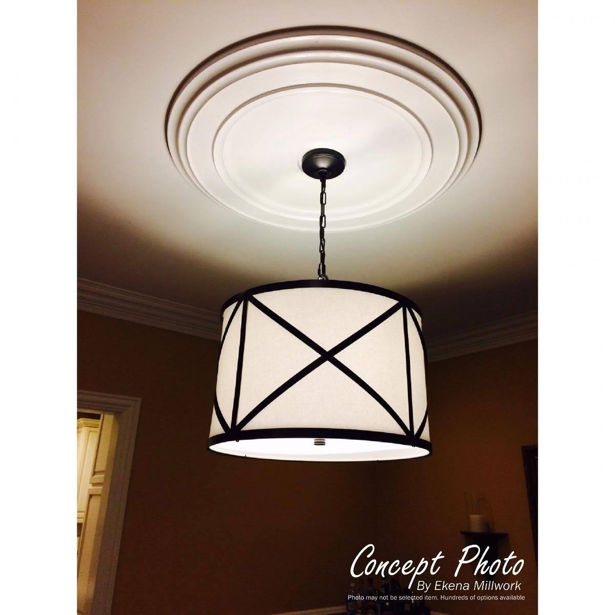 Hand-Painted Cloud Burst Ceiling Medallion O22669