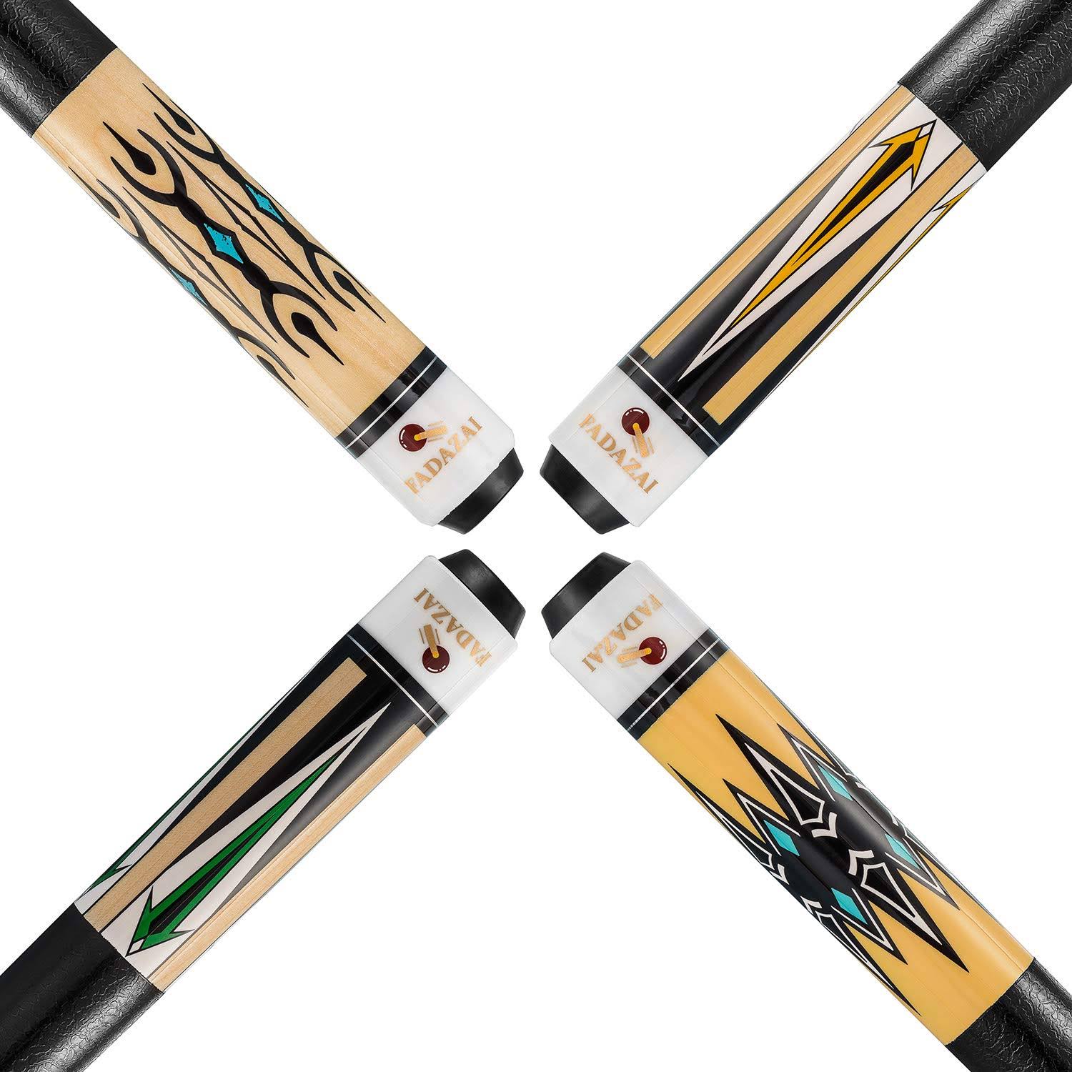Set of 4 Billiard Cue Sticks N6829