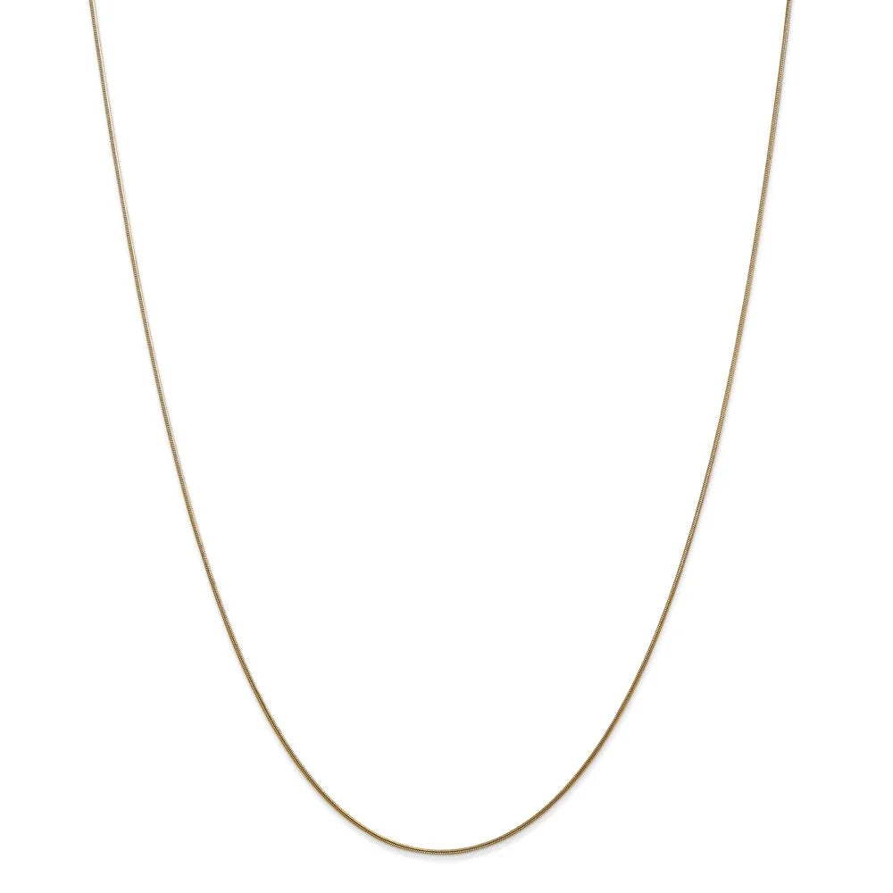 14kt Yellow Gold Snake Chain 18 inch Lobster Clasp P14399