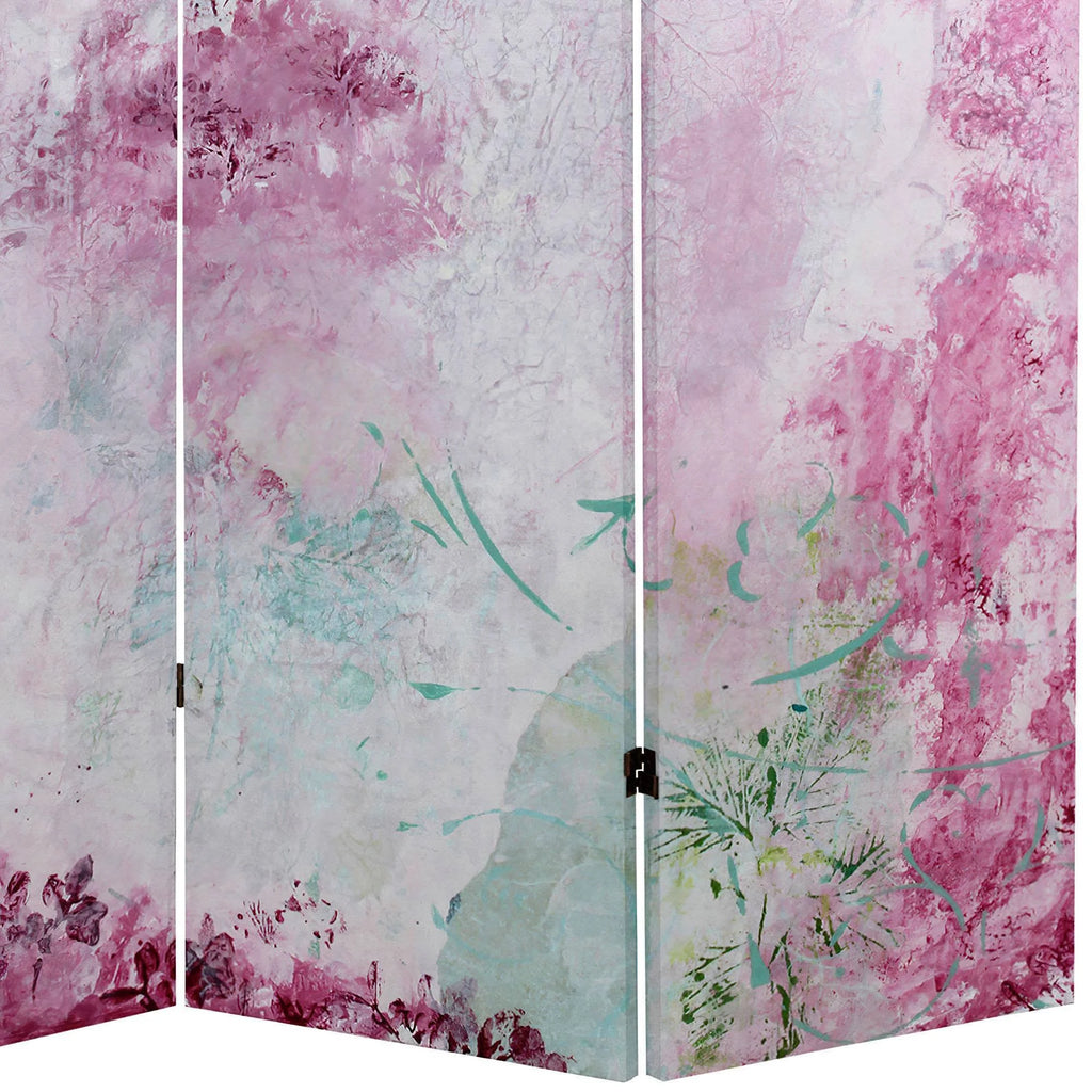 Pink Canvas Room Divider C982