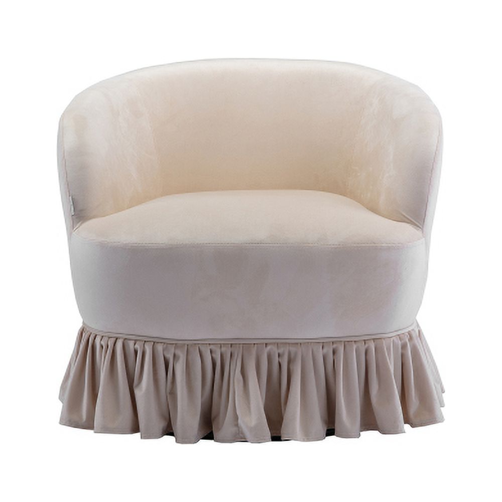 Swivel Velvet Upholstered Accent Armchair K58114