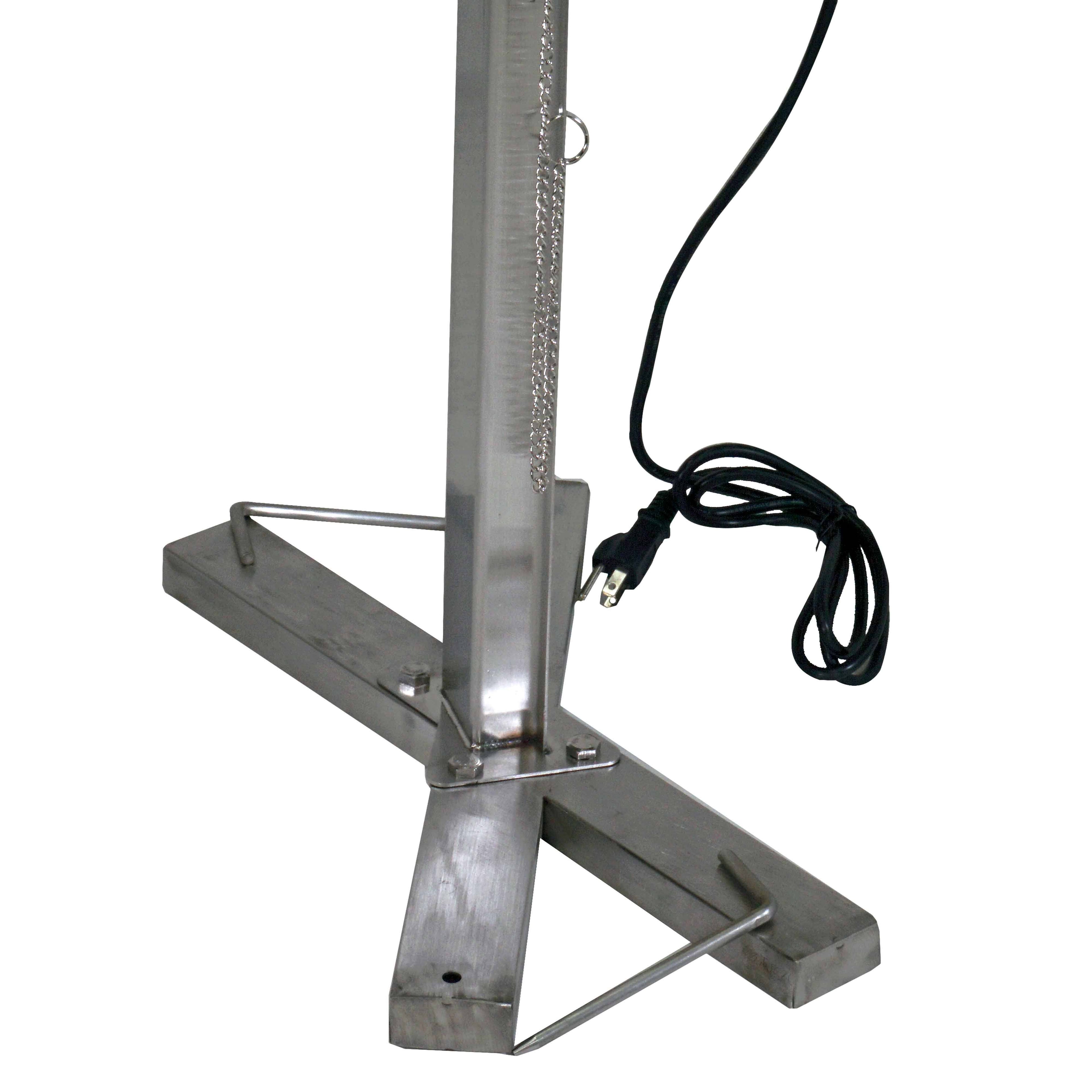 Stainless Steel Open Fire Rotisserie System Tripod Y195