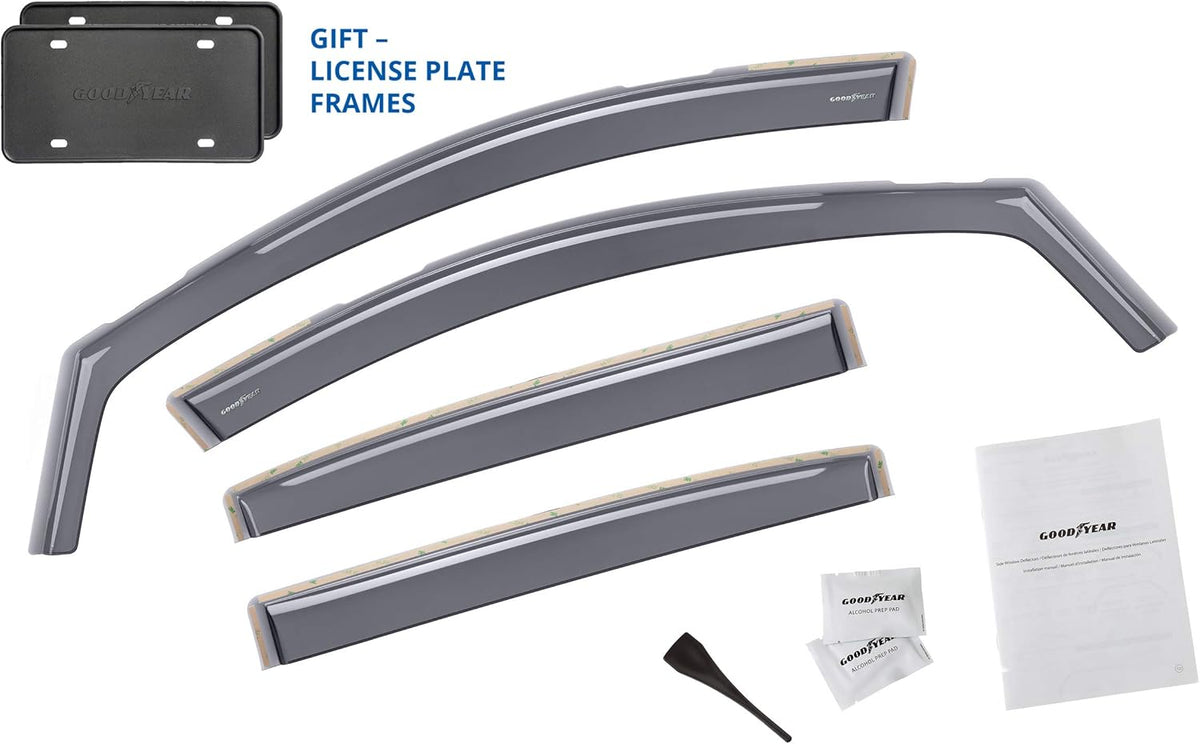4 pcs Shatterproof in-Channel Window Deflectors for Chevrolet Equinox 2018-2022 Y19283
