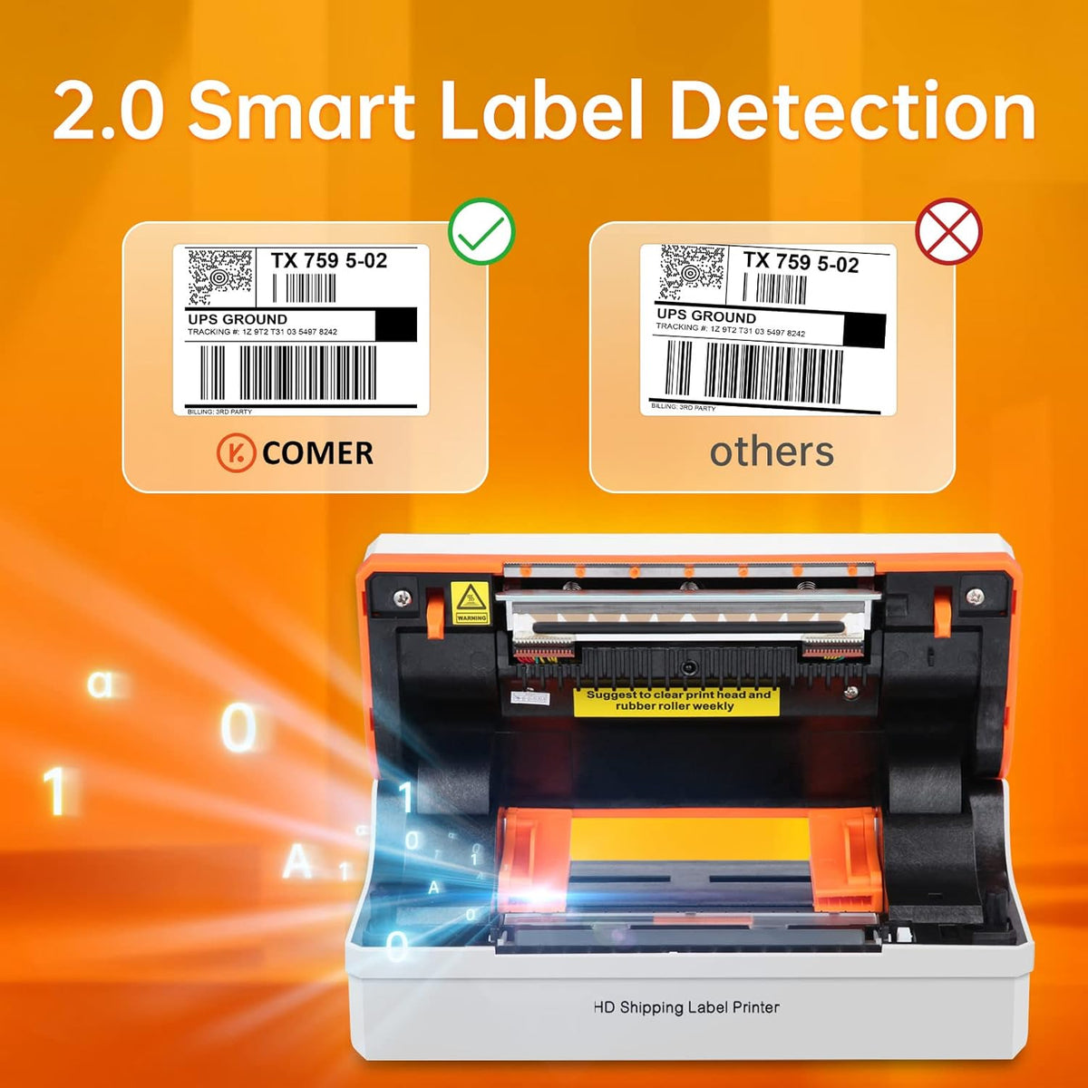4x6 Direct Thermal Shipping Label Printer W78035