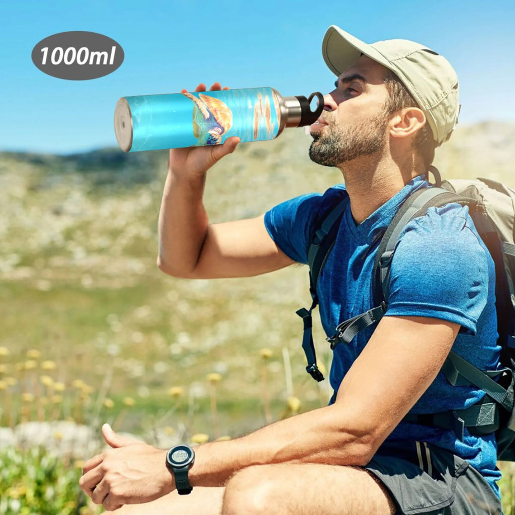 Insulated Stainless Steel Water Bottle with Straw Lid, 20 oz X329379