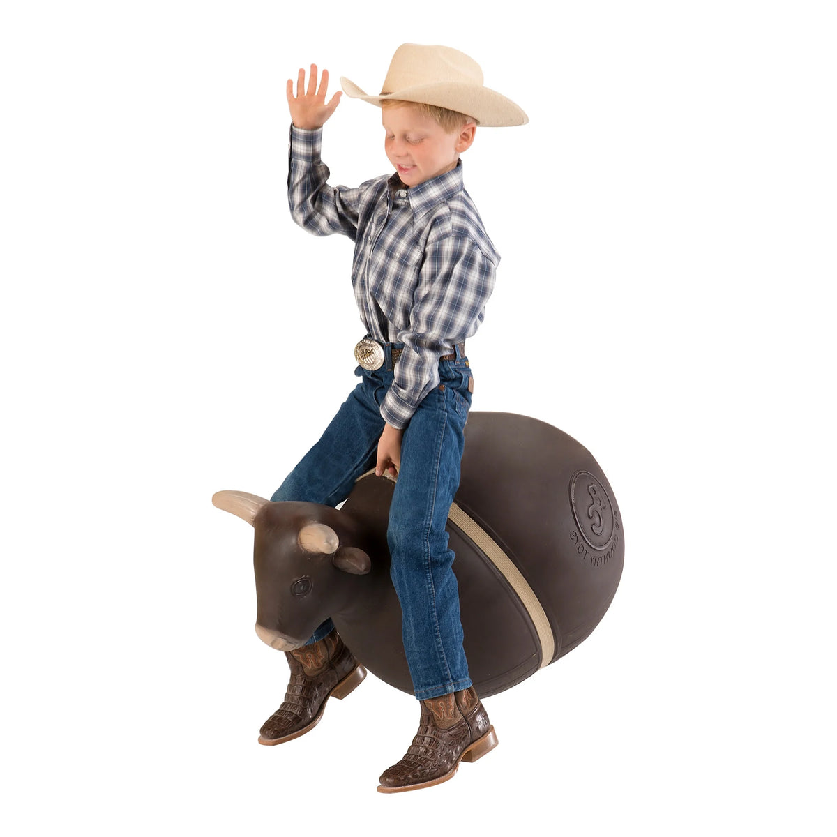 Inflatable Bouncy Bull Rodeo Ride-on Toy E595192