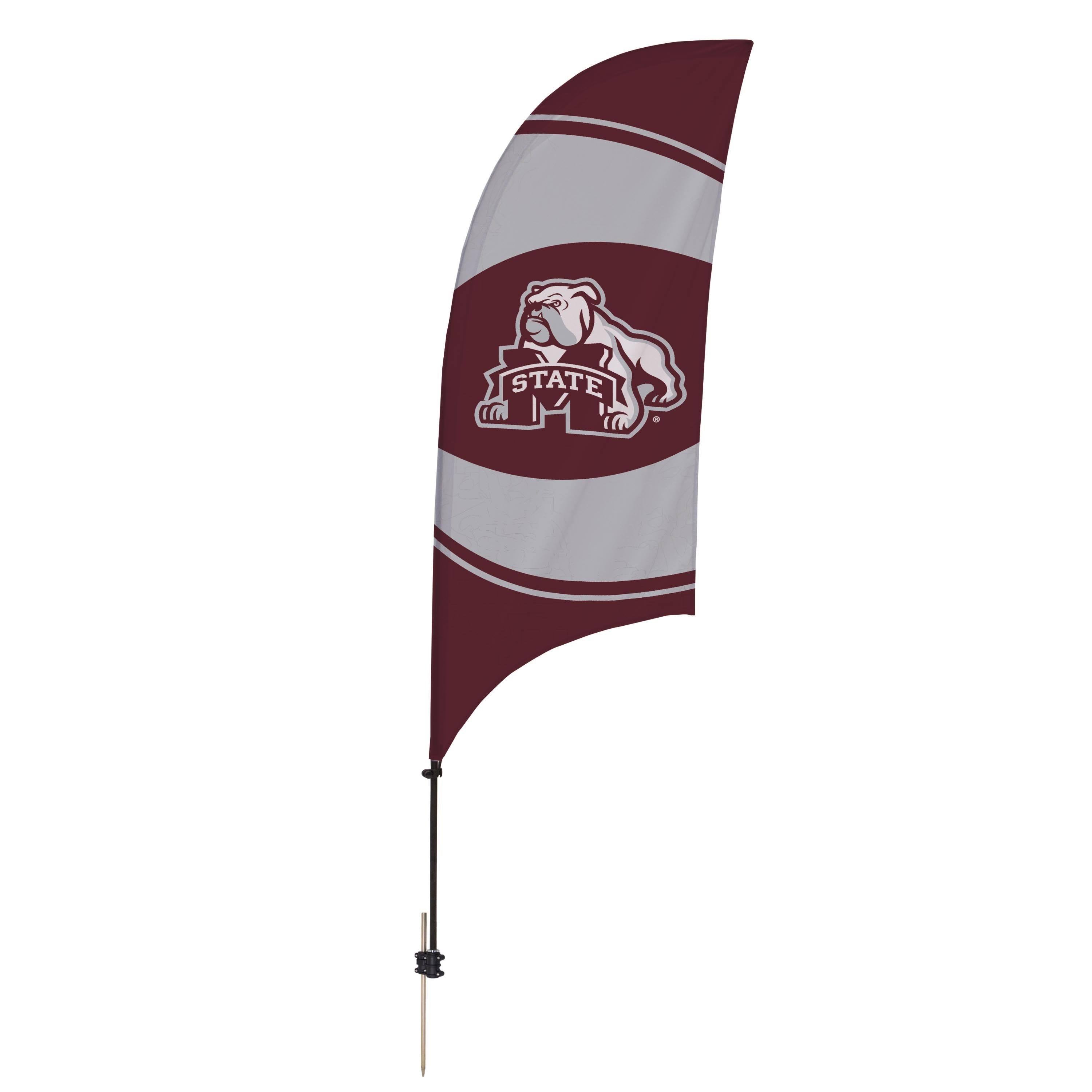 7.5 ft. Razor Feather NCAA Flag with Spike Base C272