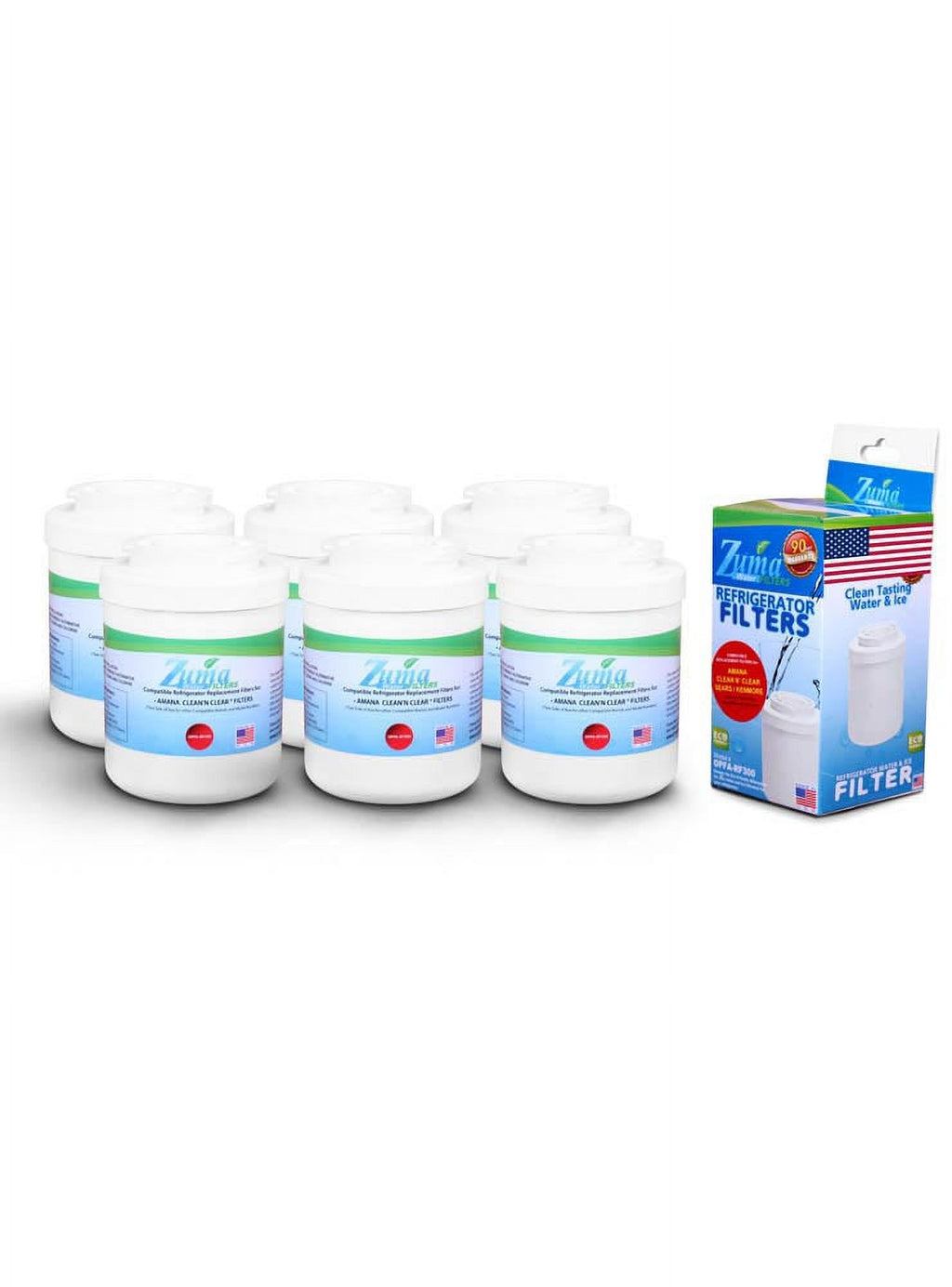 6 Pack Water and Ice Filter N304