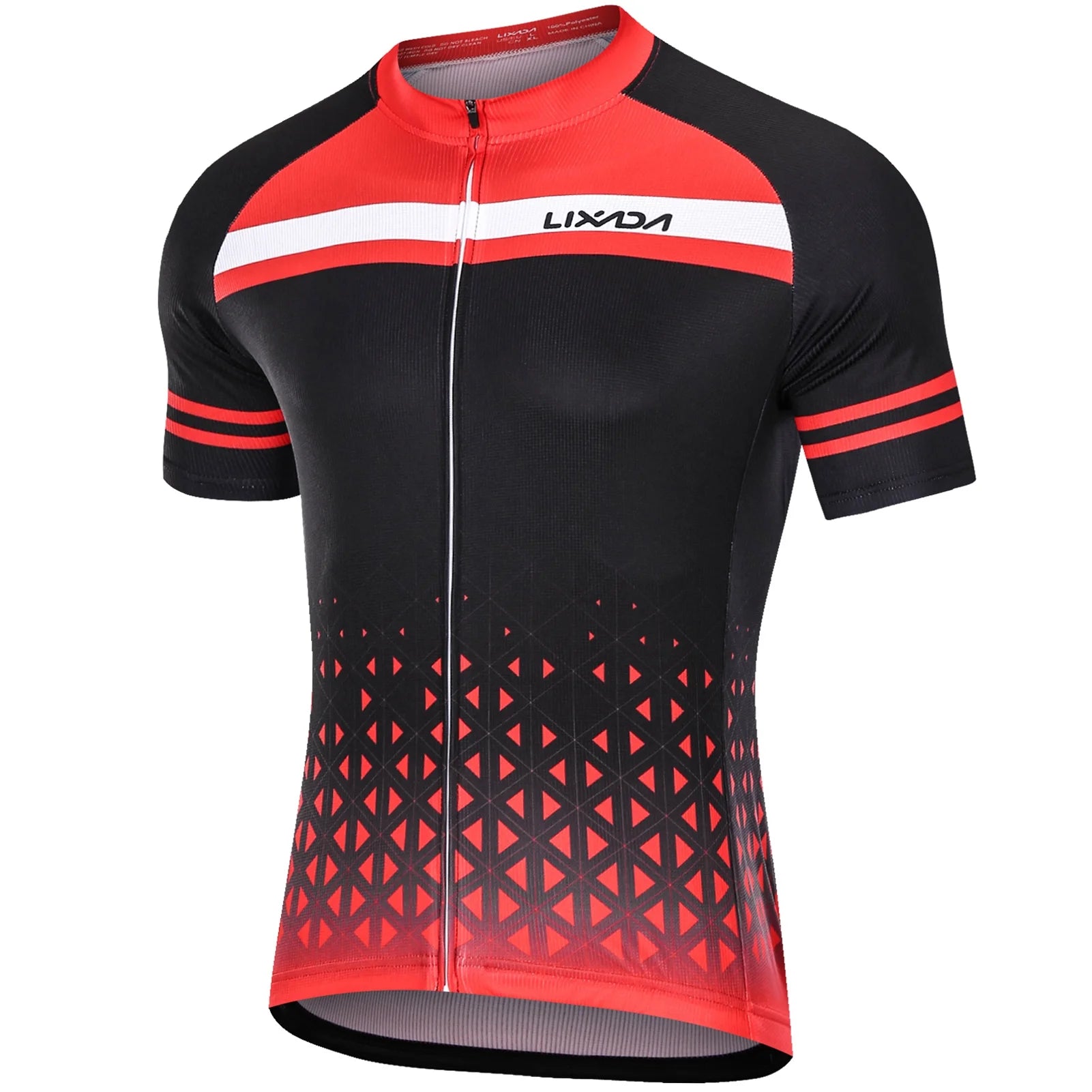 Men Cycling Jersey Set with Padded Shorts H481895