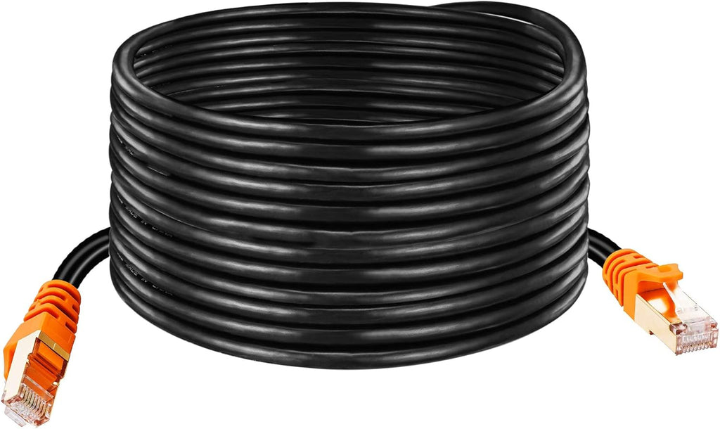 Cat 7 Outdoor Ethernet Cable 200 ft Heavy Duty Double Shielded Waterproof Direct Burial Ethernet Cable V106564