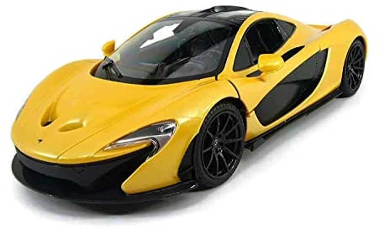 Yellow RC McLaren P1 Sport Car with Lights and Open Doors X767