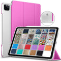Pink Slim Lightweight Protective PC Dual Angle Stand Cover for iPad Pro 12.9 Inch W969
