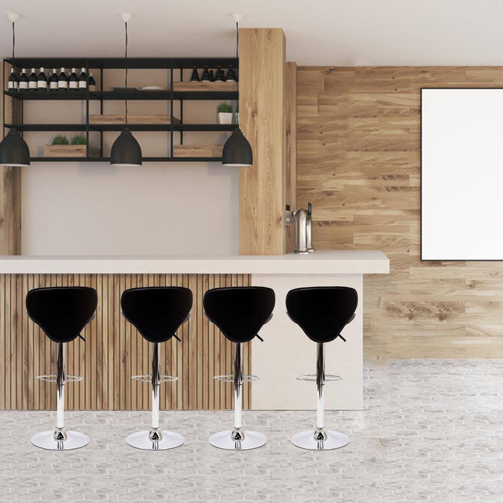 Black Booster Bar Stool I676