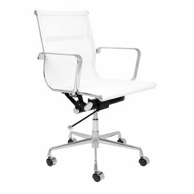 Ergonomic Mesh Office Chair White T2507