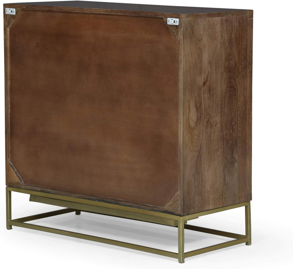 Walnut 2 Door Wooden Cabinet N996810