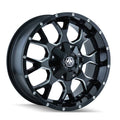 20x10 Black/Milled Spoke Wheel Z80976