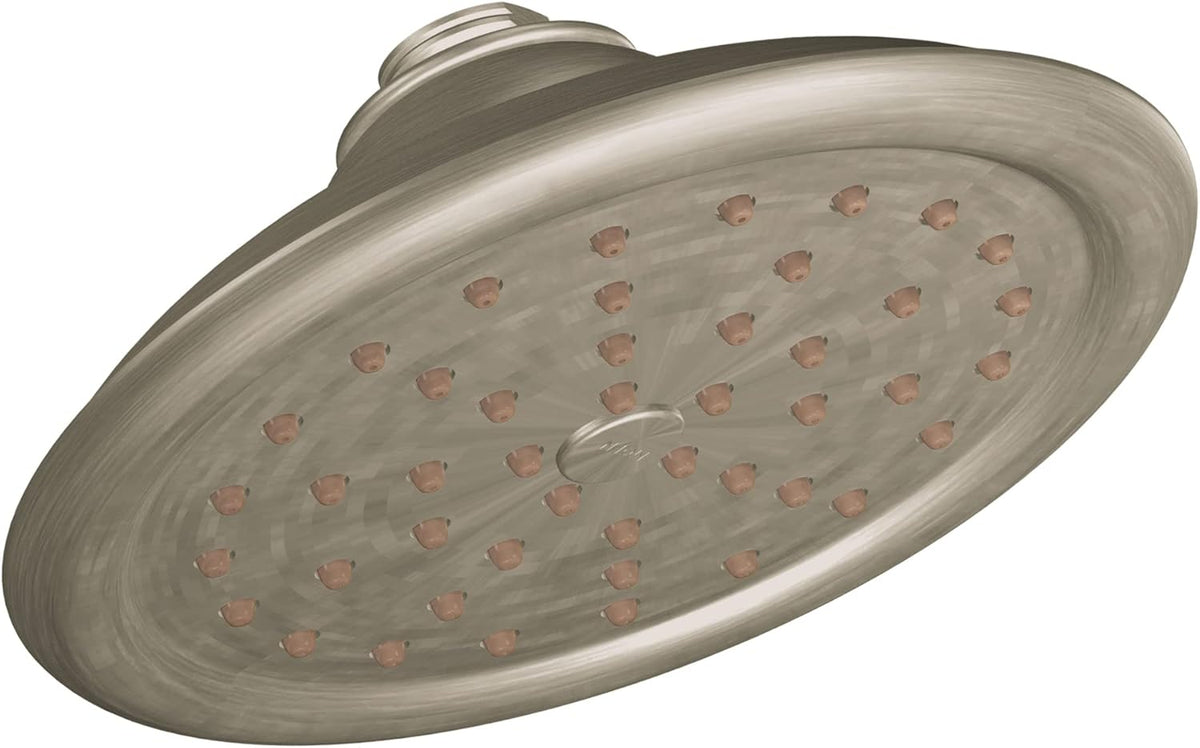 Brushed Nickel Rainshower Showerhead N481