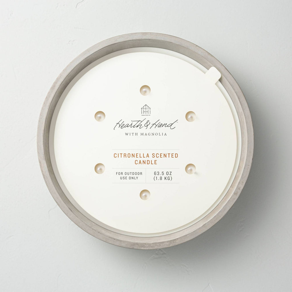 Citronella Cement Candle F905120
