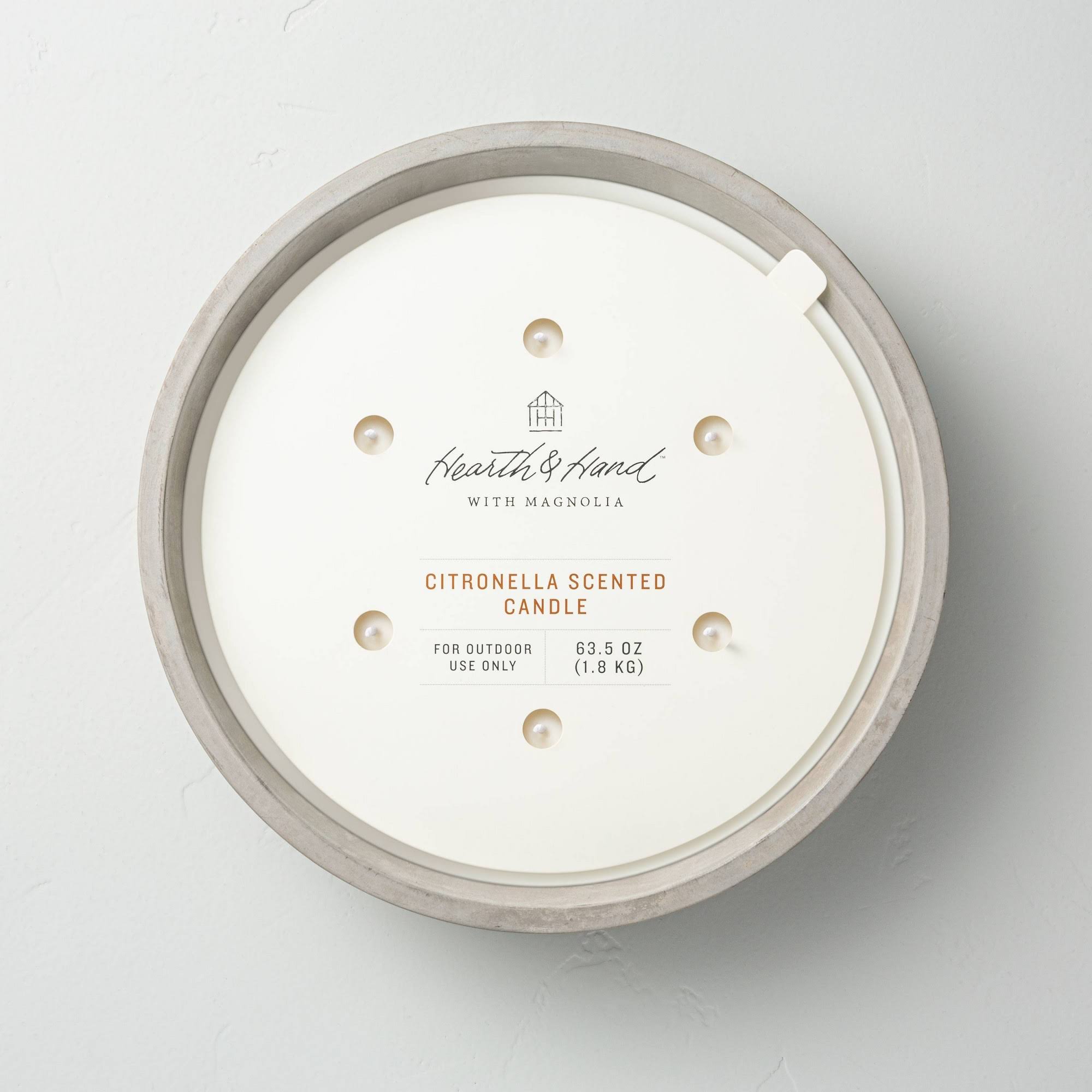 Citronella Cement Candle F905120