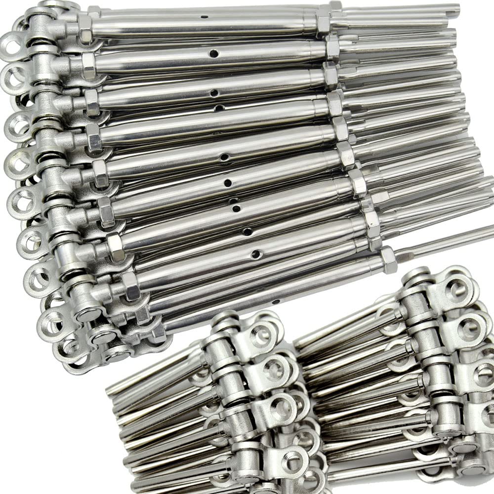 30 Pairs Steel Cable Railing Hardware Kit V374