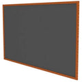 Black Cherry Oak Finish Recycled Rubber Bulletin Board H5831