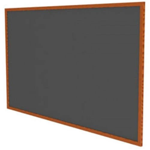 Black Cherry Oak Finish Recycled Rubber Bulletin Board H5831