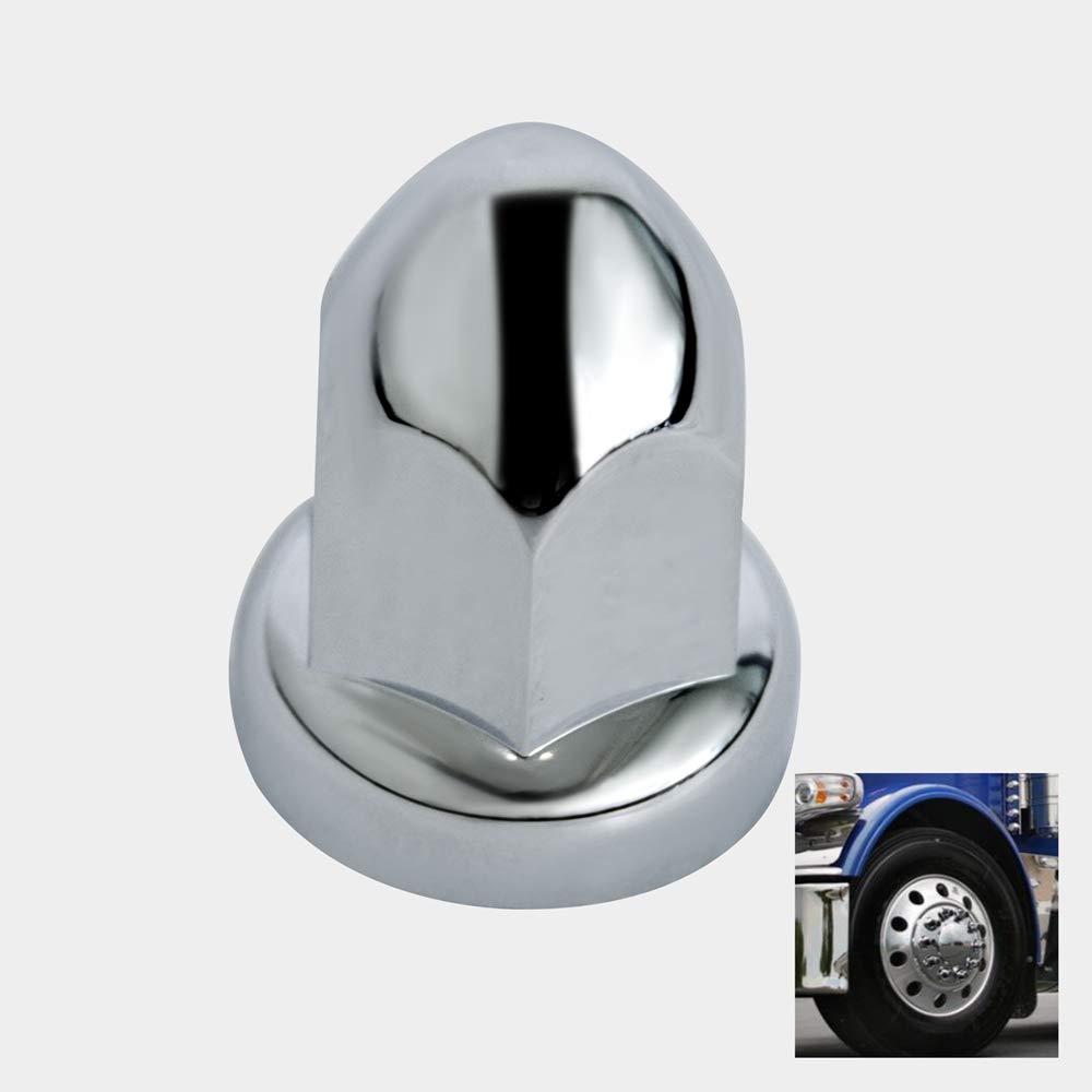 Chrome 33mm Lug Nut Covers, 60pcs with Removal Tool J226502
