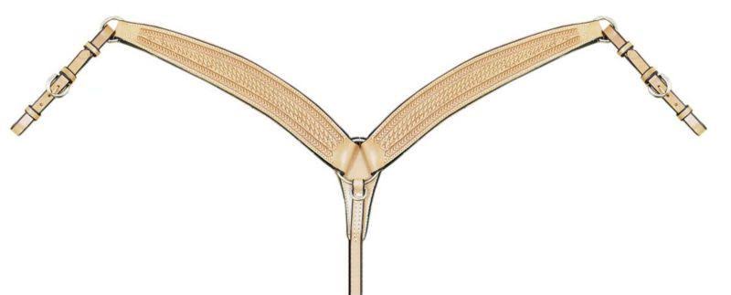 Brown Roping Breast Collar X443