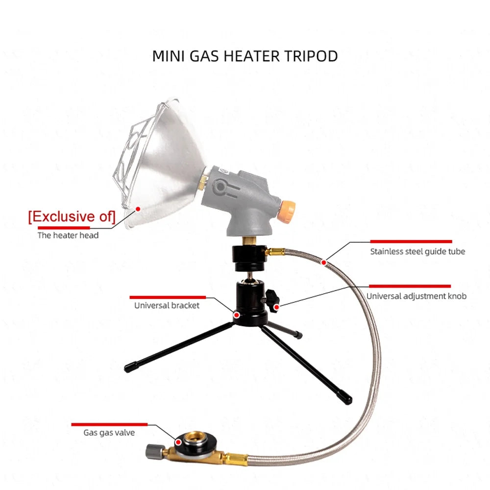 Portable Gas Heater with Adjustable Valve Tripod J35291