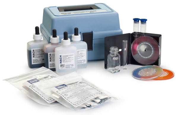 Chlorine, Hardness, Iron, and pH Test Kit D19630