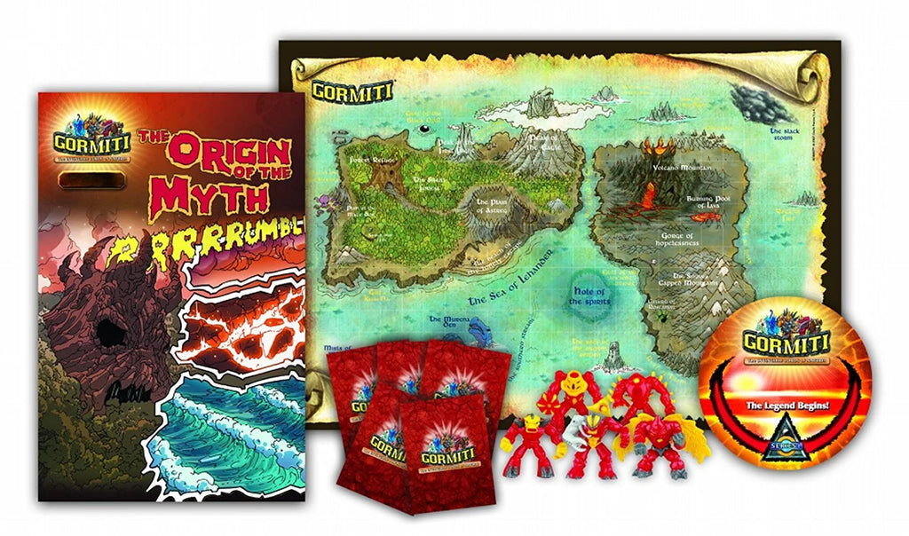 5 Lava Figures + 5 Game Cards + Animated DVD + Comic Book + Map of Gormiti I401149