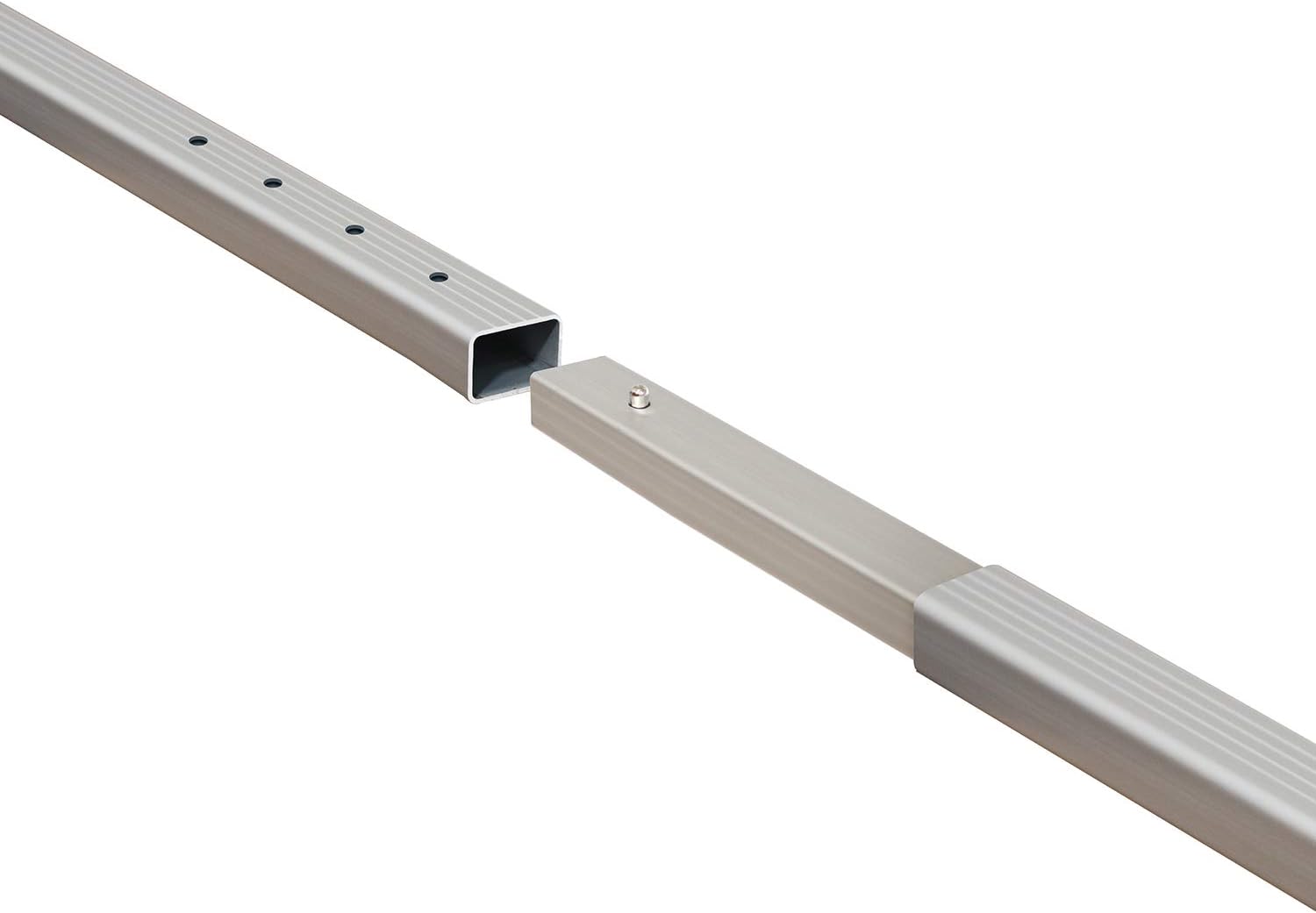 2-Piece 52 Aluminum Roof Top Cross Bar Set with Keyed Locking Mechanism V63760