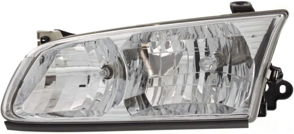 Passenger Side Halogen Headlight for Toyota Camry 2000 2001 Pack of 2 V250425