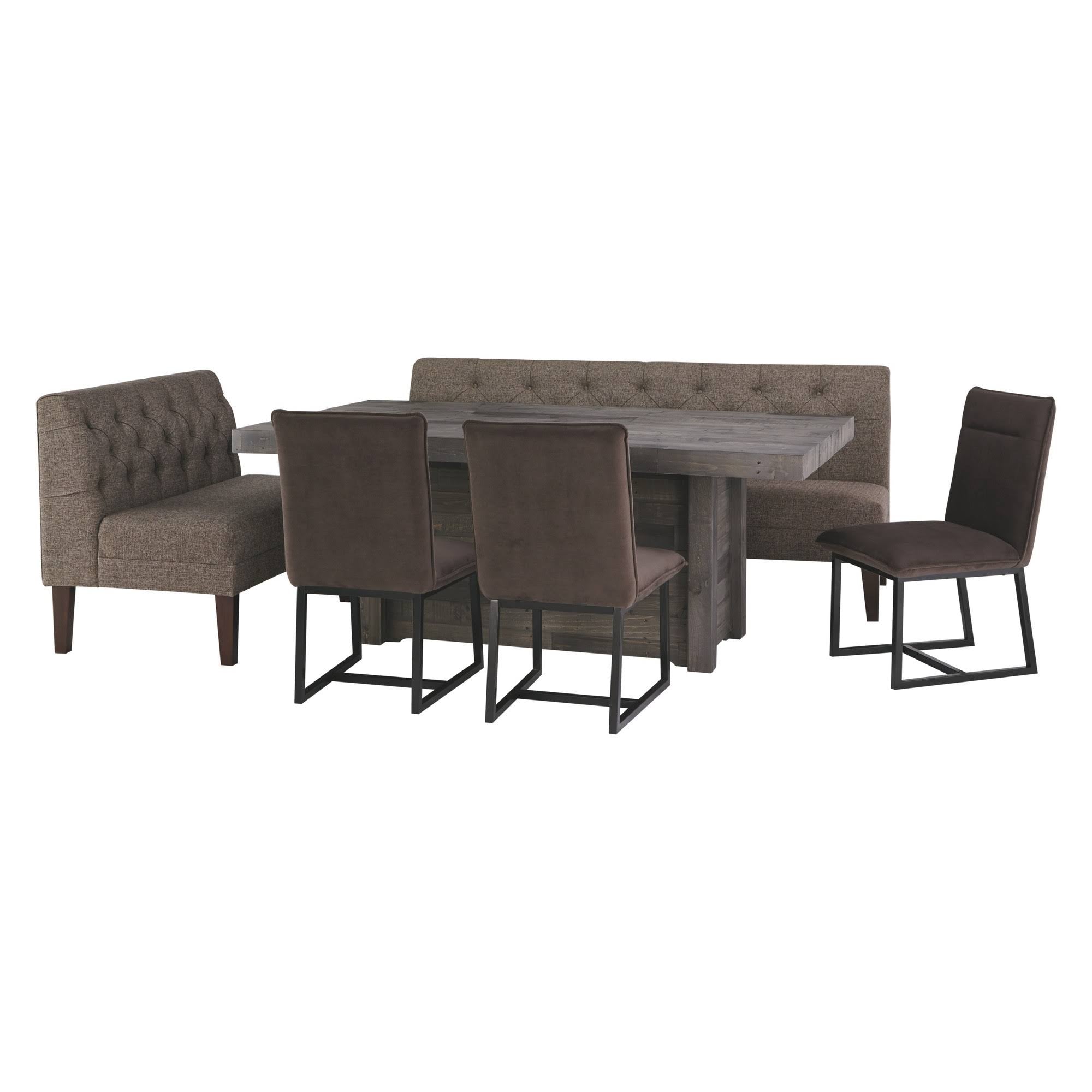 Graphite Wood Bench O8392