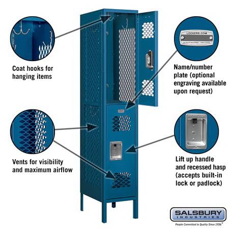 Blue Metal Locker Q443759