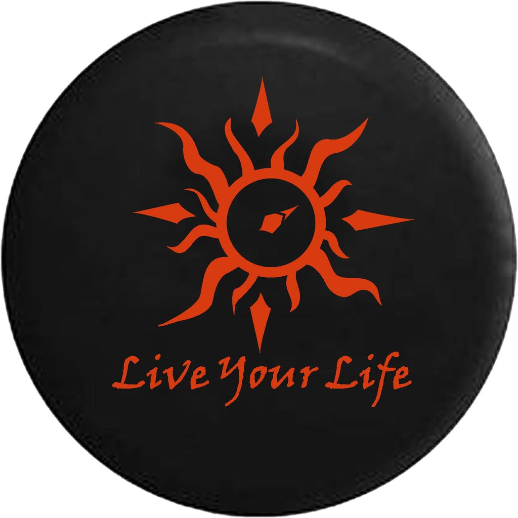 Red Ink 33 in Pack of 2 Spare Tire Cover C757