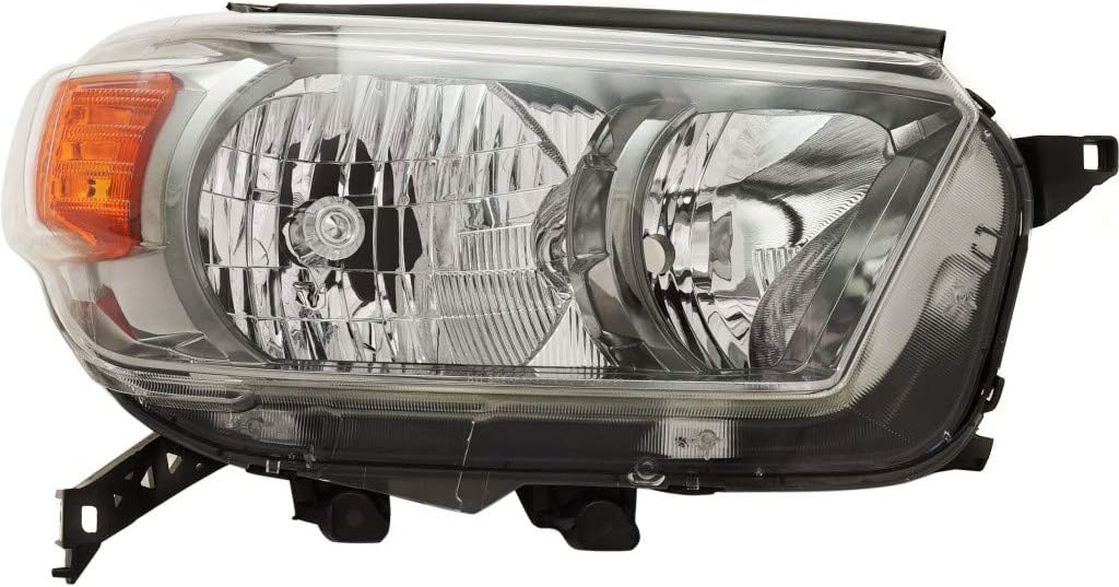 Driver and Passenger Side Headlight Assembly Lens Housing for 2010-2013 Toyota 4Runner G777577