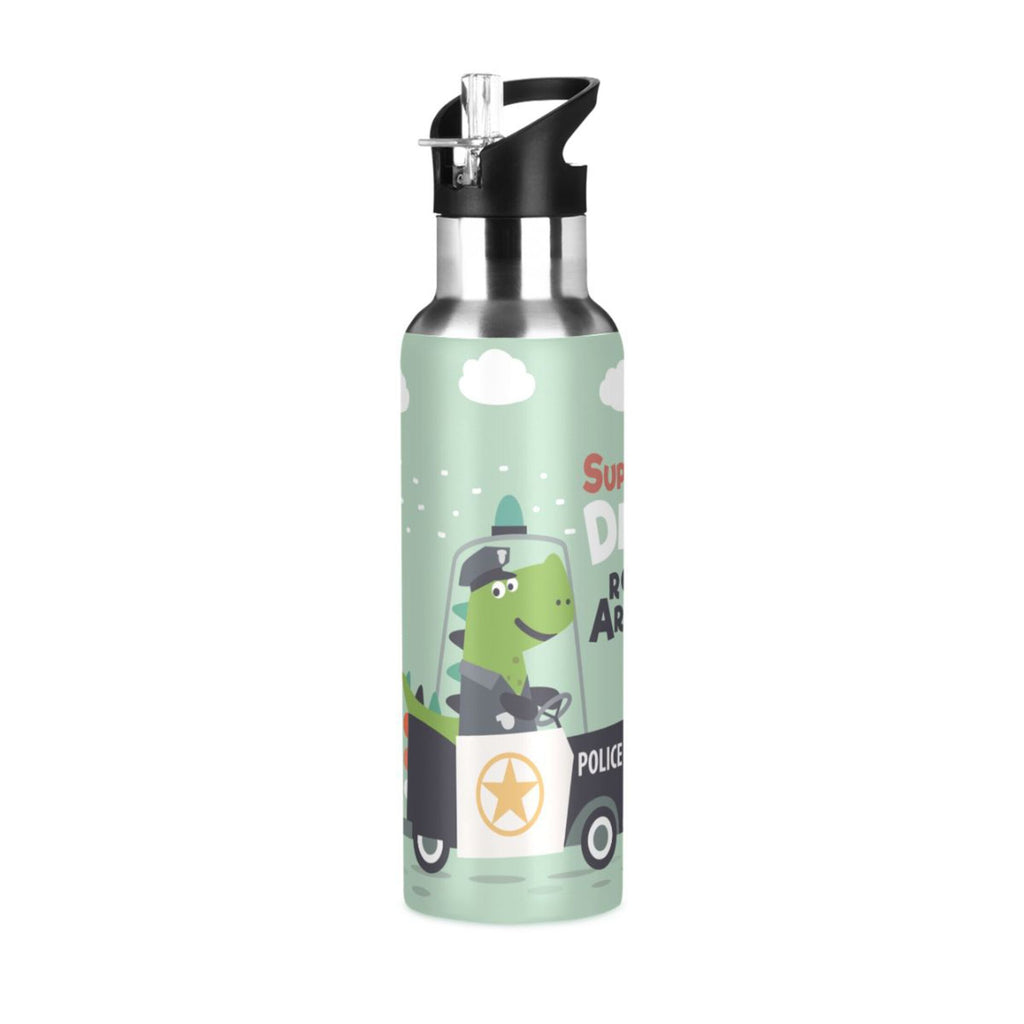 Stainless Steel Water Bottle with Straw Lid Vacuum Insulated 20 OZ I636503