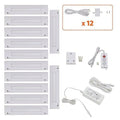 6 inch Warm White Modular LED Under Cabinet Lighting Pro Kit (12 Panels) X9597
