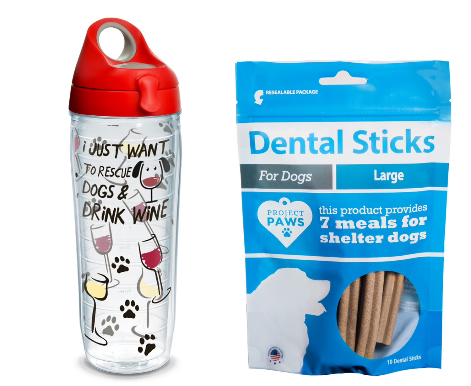 24 oz Water Bottle with red lid U72860