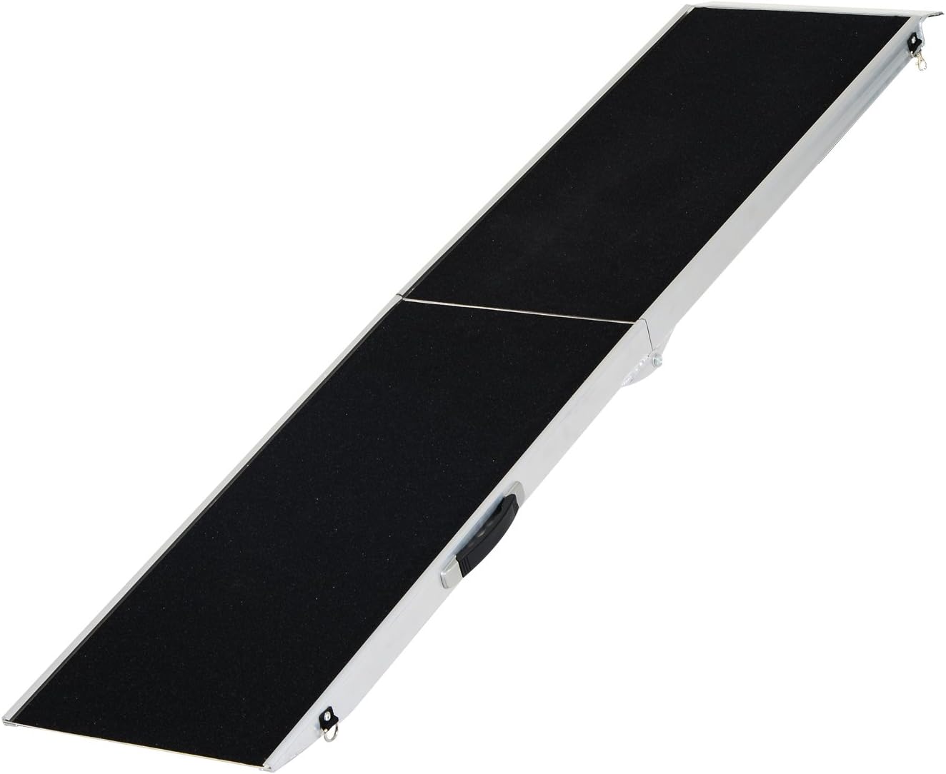 72" Portable Bi-Fold Pet Ramp with Safety Lock and Carry Handle I3699