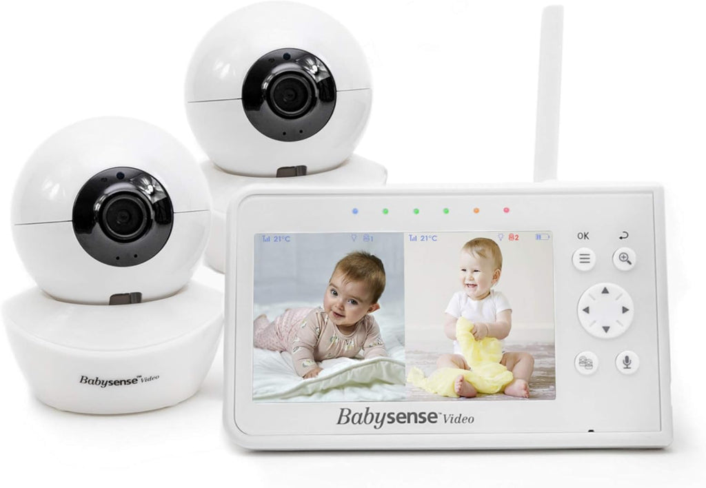 4.3 Split Screen Video Baby Monitor with Two Cameras F8651
