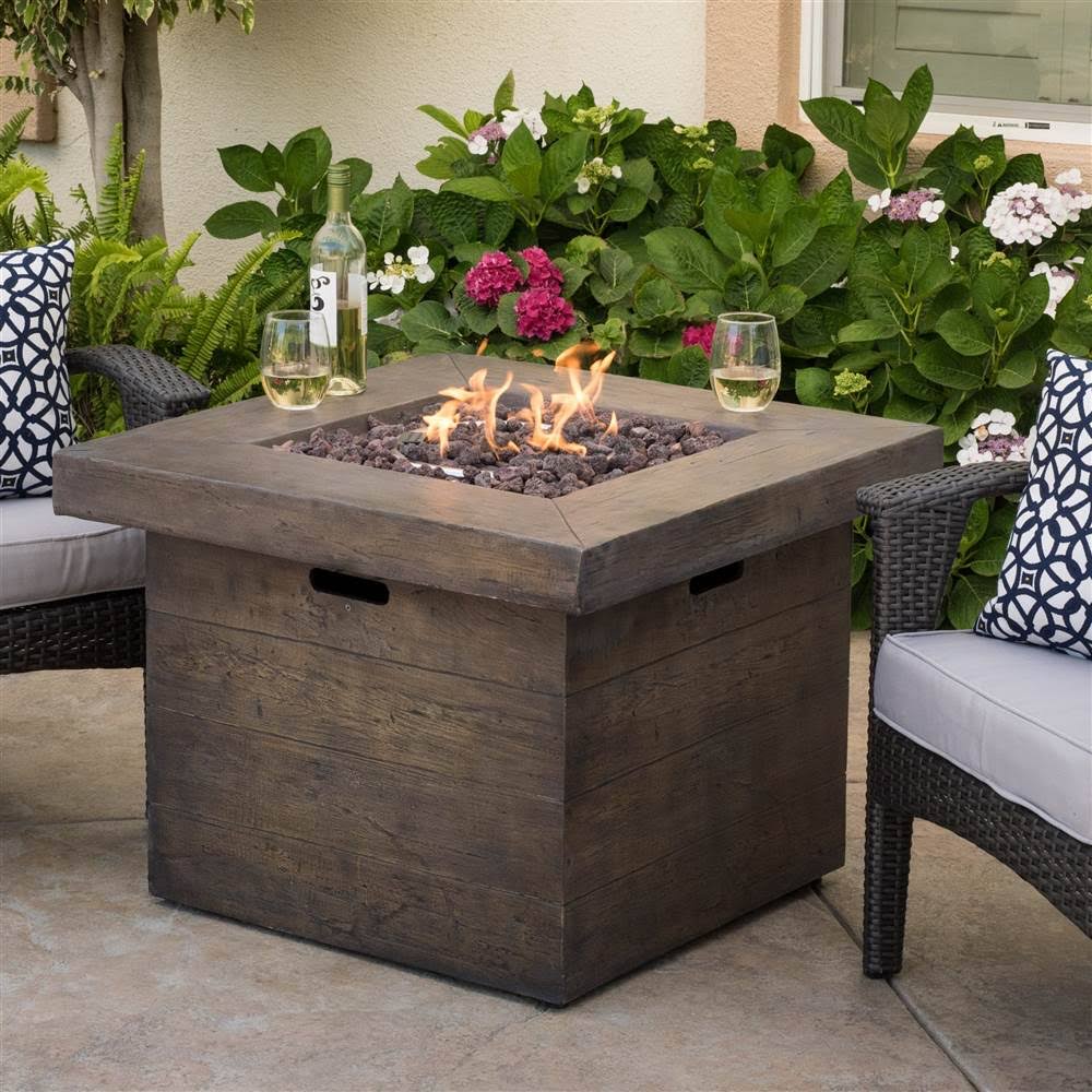 32 Magnesium Oxide Square Fire Pit P680168