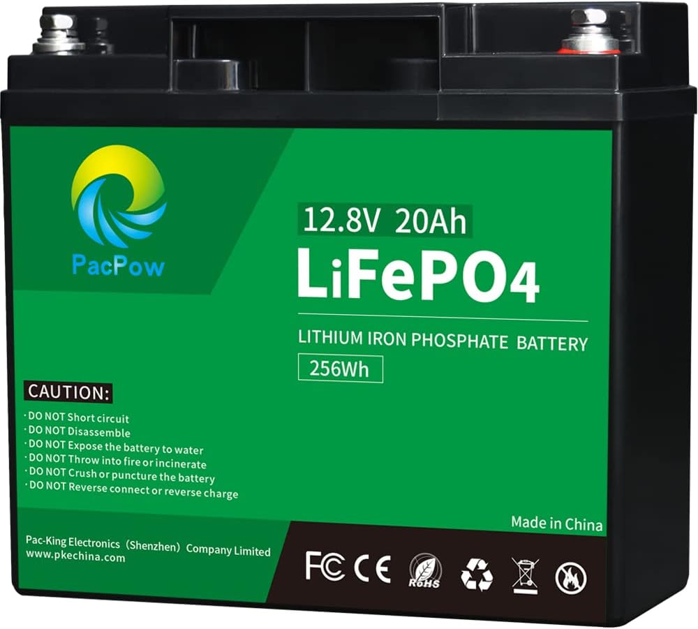 12V 100Ah LiFePO4 Deep Cycle Rechargeable Lithium Battery V773