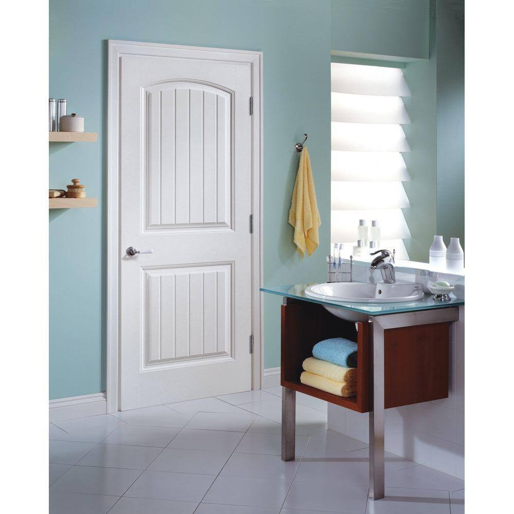 28 in. x 80 in. 2-Panel Hollow Core Primed Composite Interior Door Slab B724