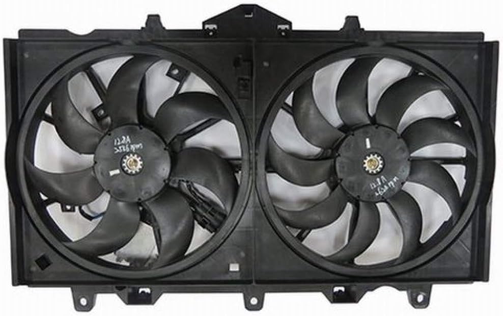 Radiator and A/C Condenser Fan Assembly with Fan Control Module H32579