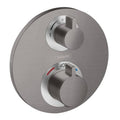 Brushed Black Chrome Concealed Thermostat G4668